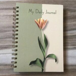 Undated Daily Journal Gratitude Prompts Spiral NEW